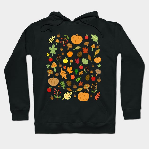 Autumn Design Hoodie by RockettGraph1cs